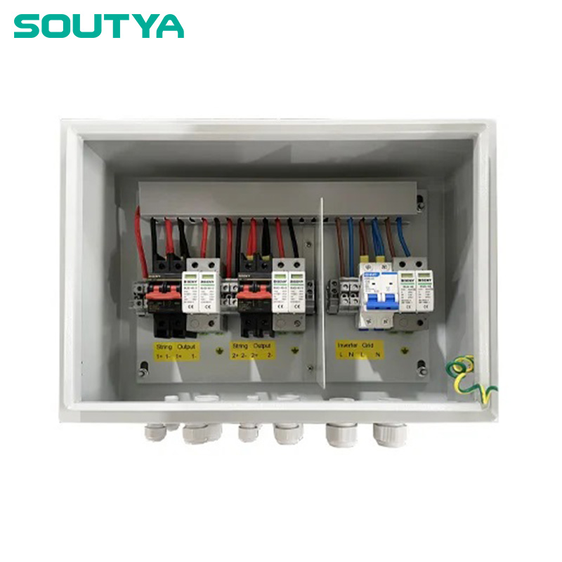 डीसी+एसी कंबाइनर बॉक्स 600V 1000V 2 इन 2 आउट होम बॉक्स